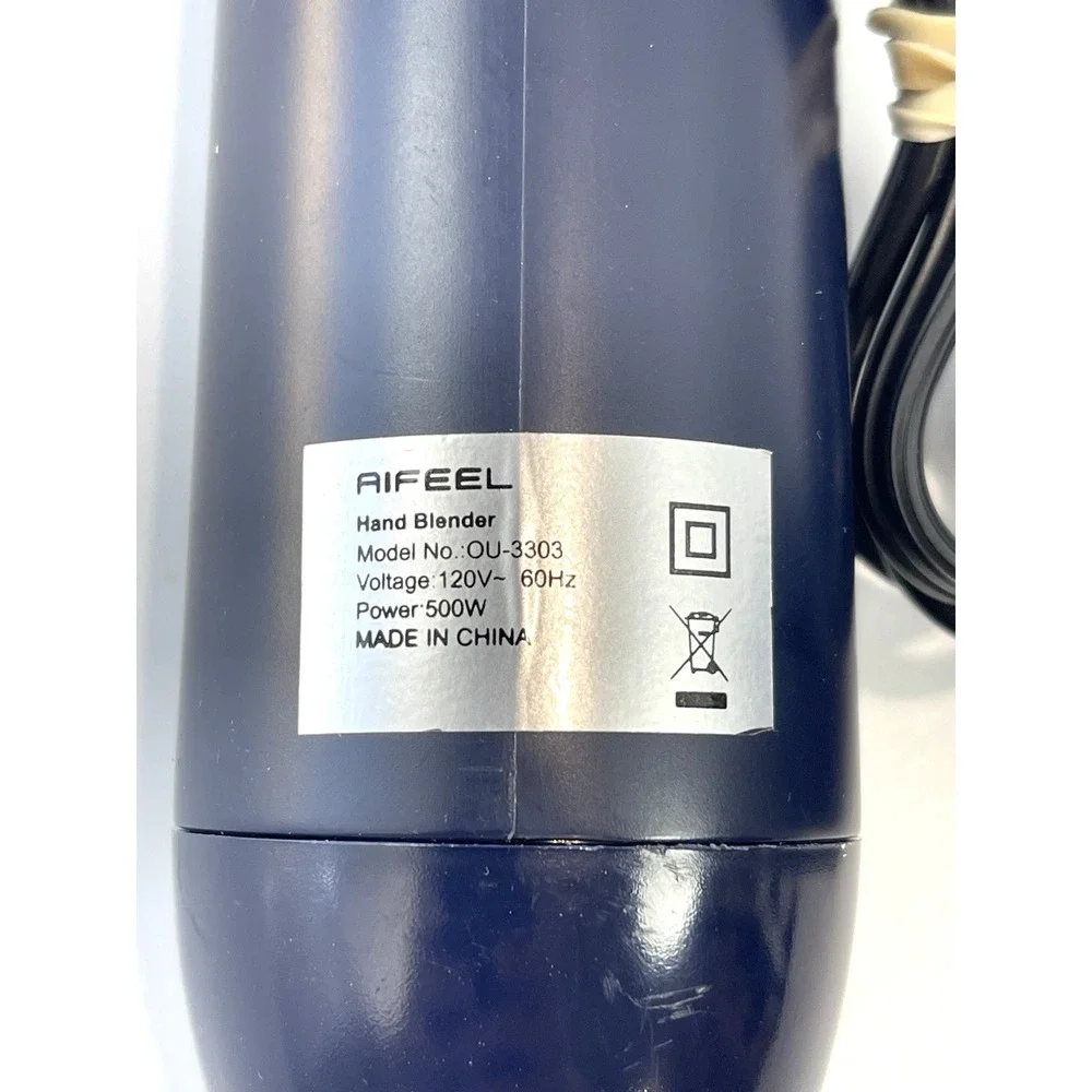 AIFEEL Immersion‎  Hand Blender Model No: OU-3303 Navy Blue